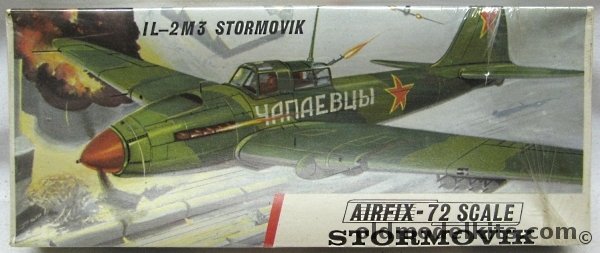 Airfix 1/72 IL-2M3 Stormovik, 293 plastic model kit